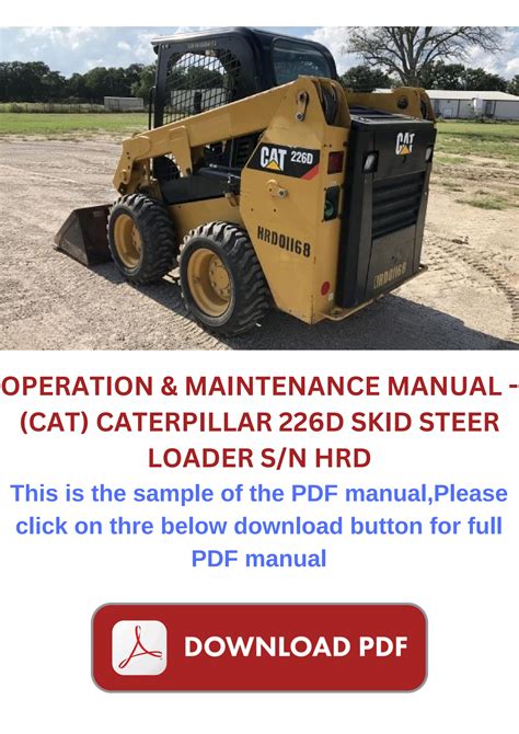 cat 229d skid steer|cat 226d operators manual.